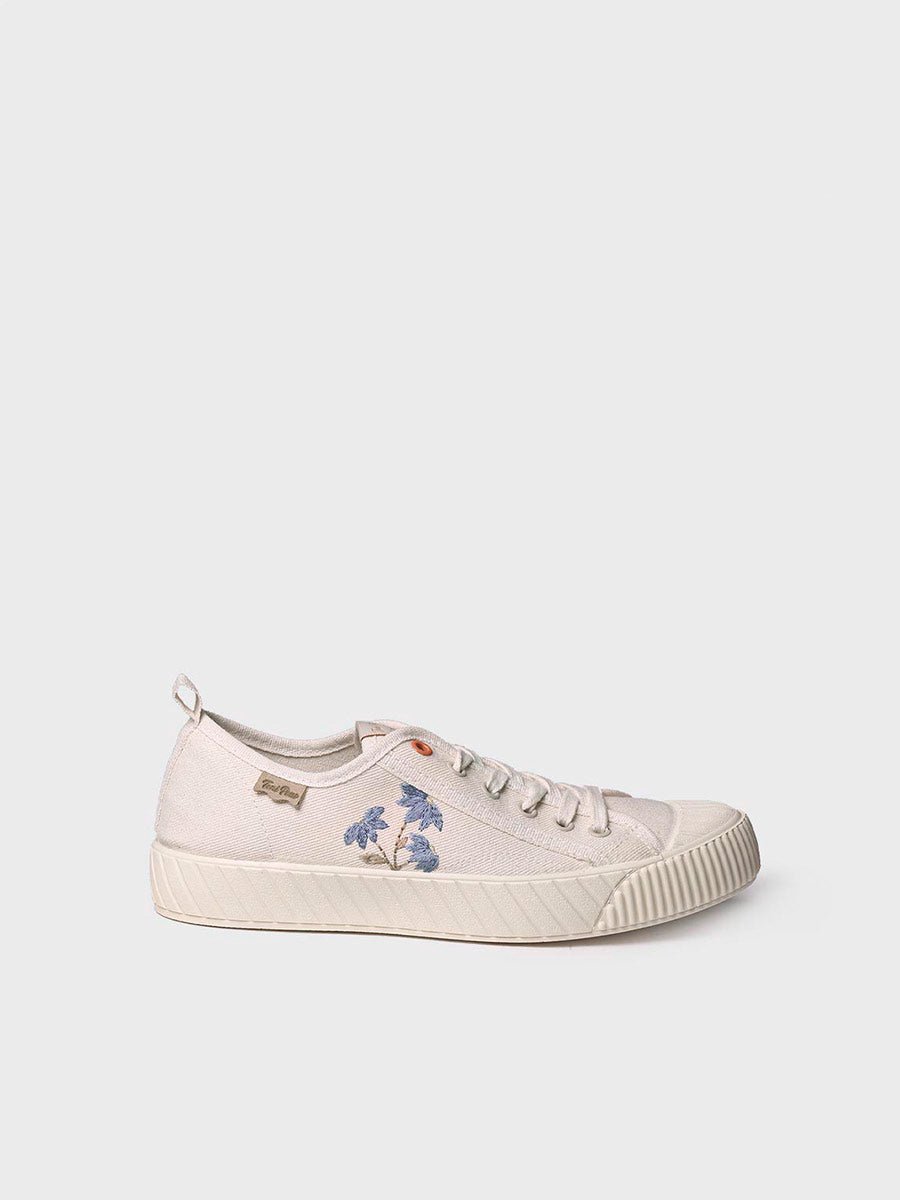 Lage sneakers voor dames van gerecyclede stof | GILDA-CF