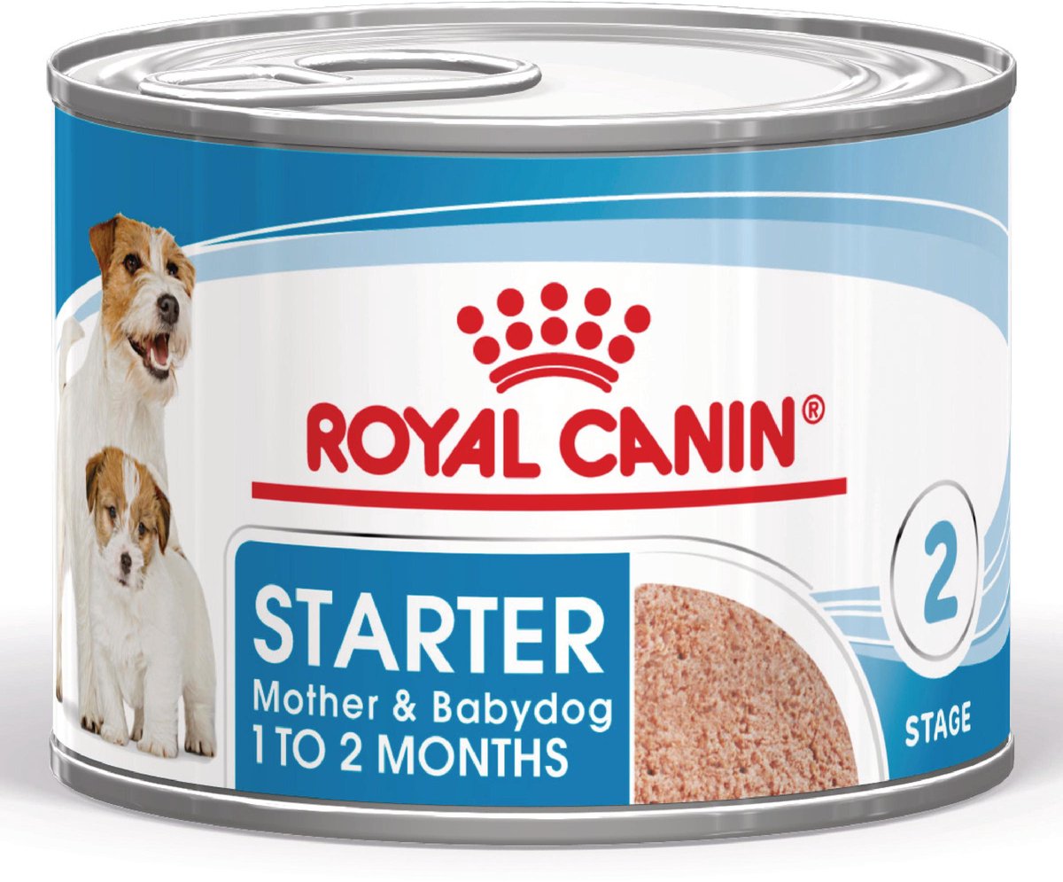 Bol.com Royal Canin Starter Mother & Babydog Mousse - Hondenvoer - 12x195g aanbieding