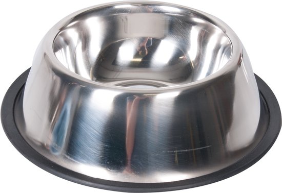 Flamingo - Flamingo Thorgan - Eet- En Drinkpot Honden - Eetpot Thorgan Inox Antislip 13cm 470ml - 1st - 112411 - 1st - 1pce