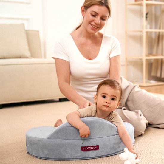 Momcozy - Voedingskussen - Opstaande rand - Memory foam - Verstelbare tailleband van Momcozy. — afbeelding 4
