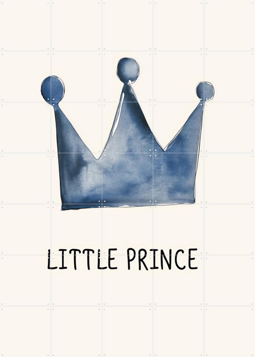 IXXI Little prince, Treechild & Various - 100 x 140 cm - Gratis ophangtool - Grote wanddecoratie en posters - Minimalisme, Fantasierijk, Aquarel
