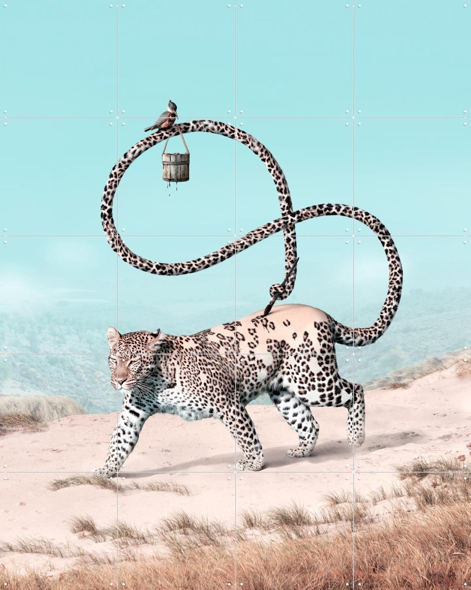IXXI The Narrator, Julien Tabet - 80 x 100 cm - Gratis ophangtool - Grote wanddecoratie en posters - Fotografie, Digitale Kunst, Surrealisme