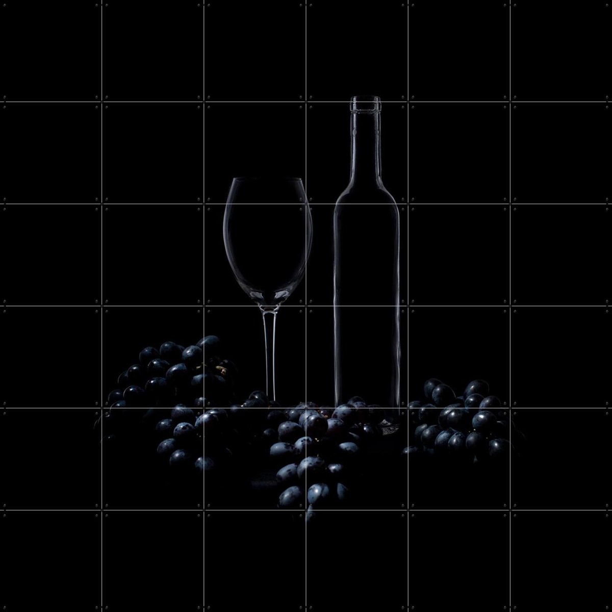 IXXI Black on Black, Margareth Perfoncio & Various - 120 x 120 cm - Gratis ophangtool - Grote wanddecoratie en posters - Minimalisme, Fotografie