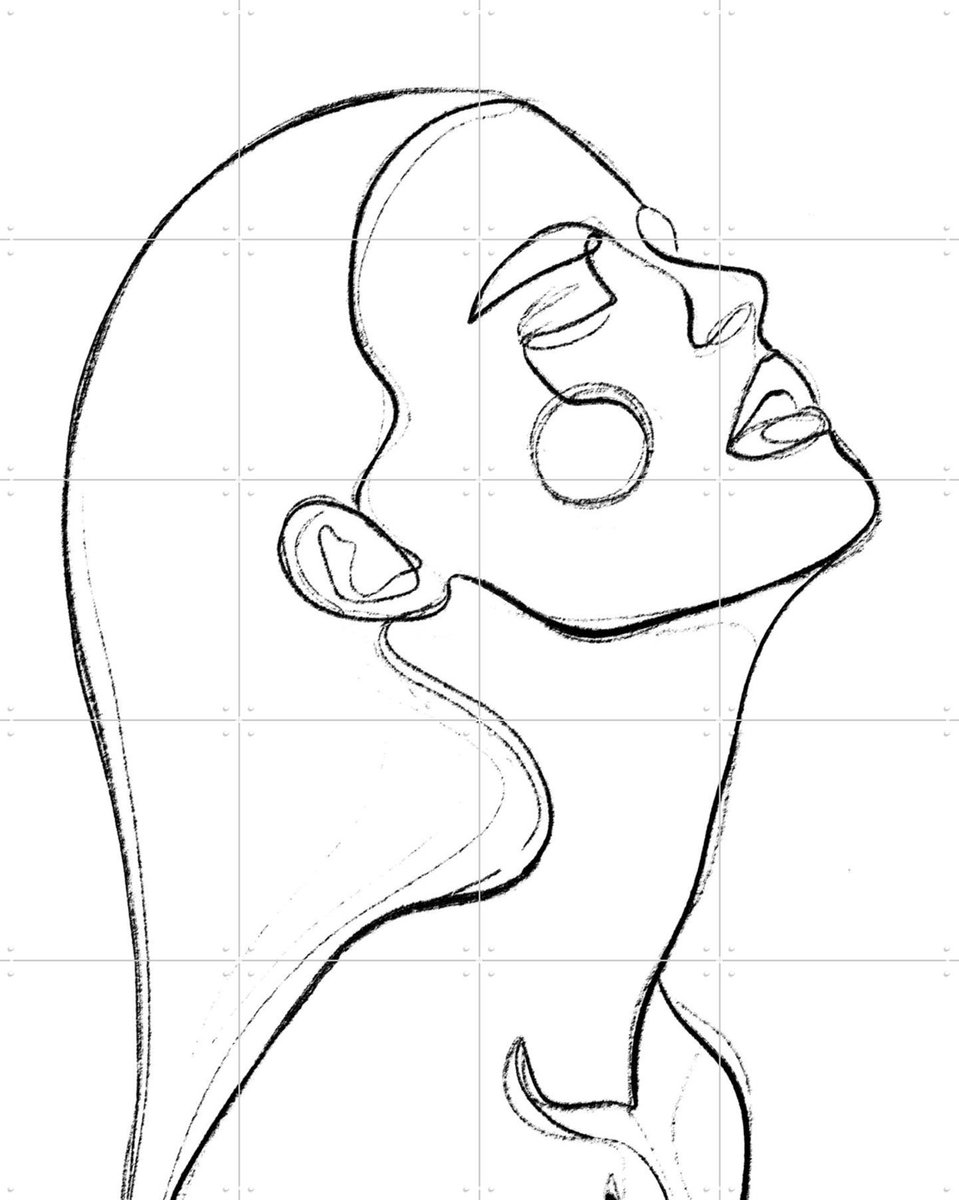 IXXI The Heat, Treechild & Various - 80 x 100 cm - Gratis ophangtool - Grote wanddecoratie en posters - Line art, Illustraties, Minimalisme