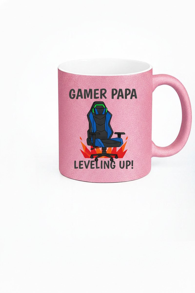 Gamer Papa Mok - Level Up Koffiemok voor Gaming Vaders