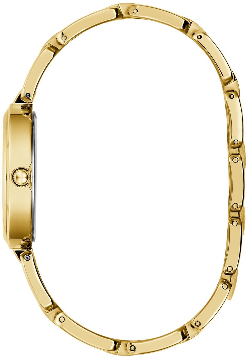 Guess Millie Quartz Analoog Horloge Goudkleurig Kast: 100% Gerecycled Staal | Armband: 100% Gerecycled Staal 32 mm U1387L6M, U1387L7M, U1387L8M