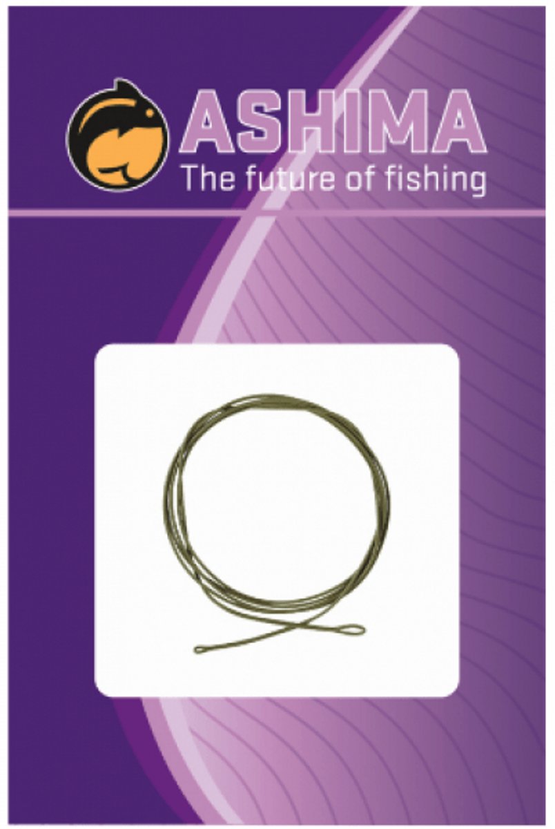 Ashima Coated Leader Loop/ R-Swiv 100cm 30lbs Loop/ Loop Weed