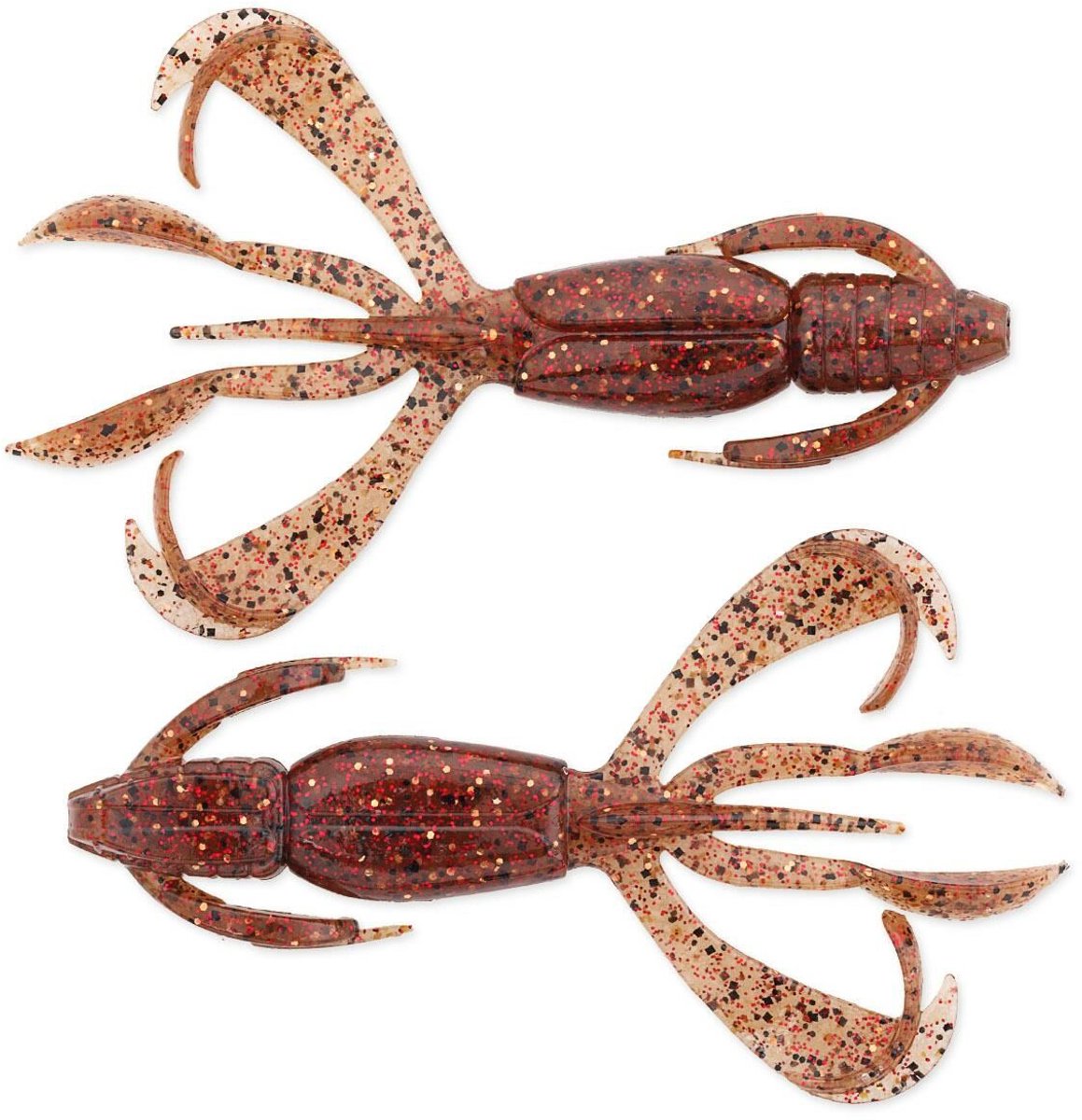 Keitech Crazy Flapper 2.8 Inch Ebimiso Red Copper 7cm Ebimiso Red Copper