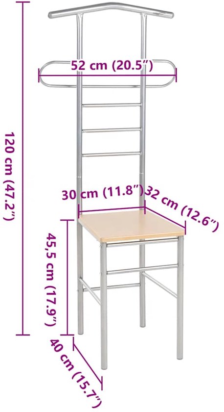 vidaXL - Dressboys - 2 - st - metaal