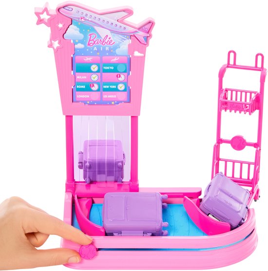 Barbie 'Malibu' Reispop - Speelset met Bagageband en Accessoires van Barbie — afbeelding 2