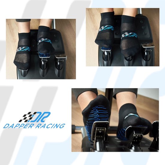 Anti-slip Simracing Sokken voor Optimale Grip op Pedalen — afbeelding 2