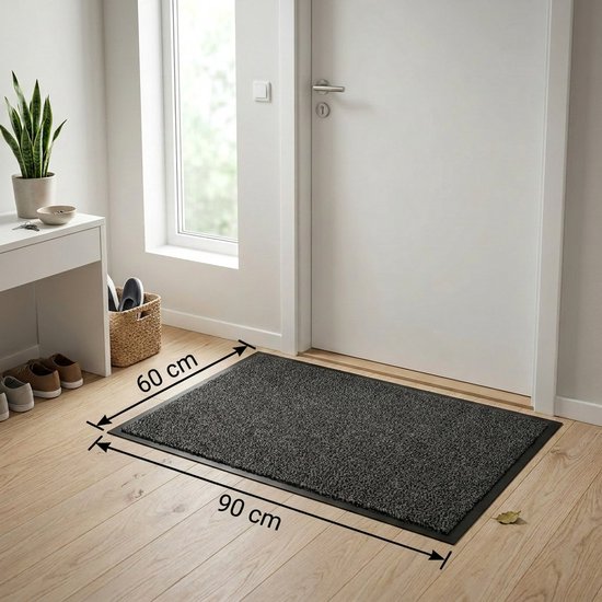 Tapis de nettoyage Mars - 60 x 90 - Anthracite