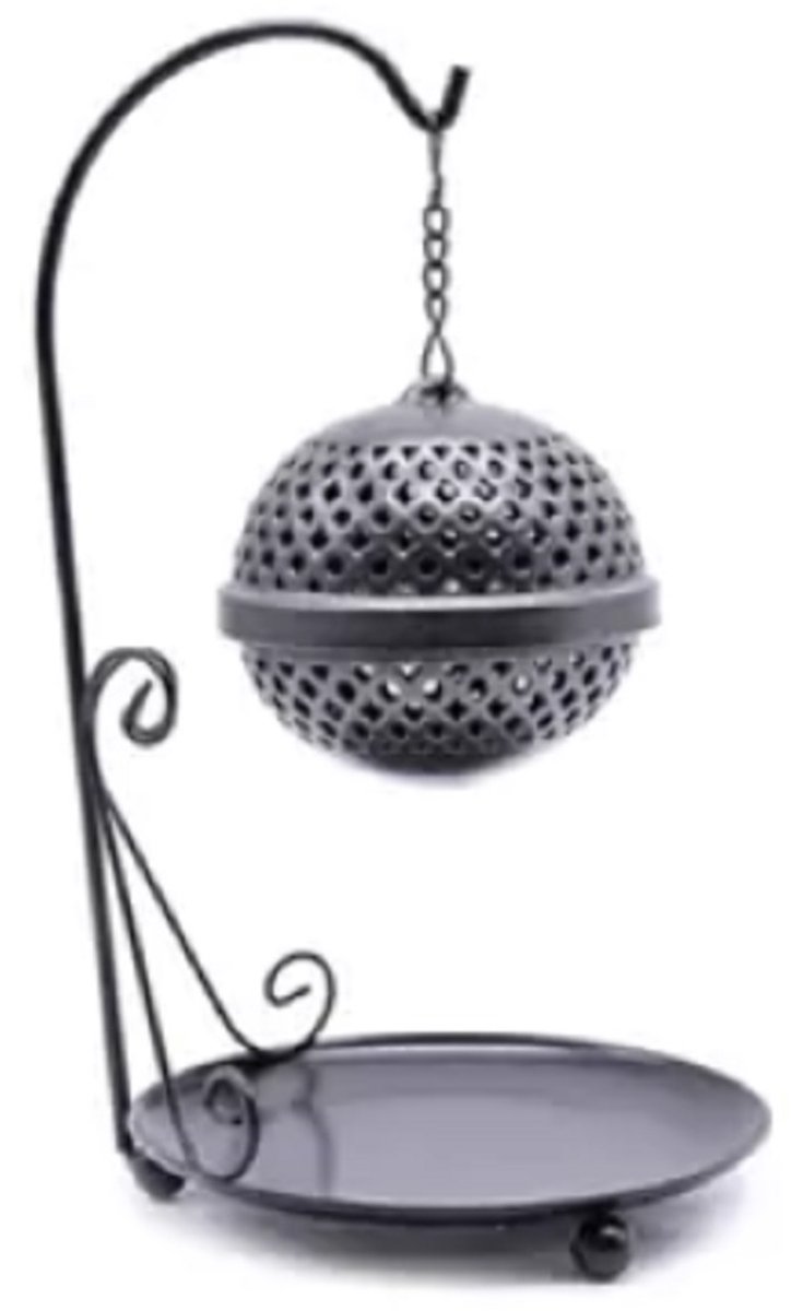 Wierookbrander hangende bol voor losse wierook - 25x13 cm