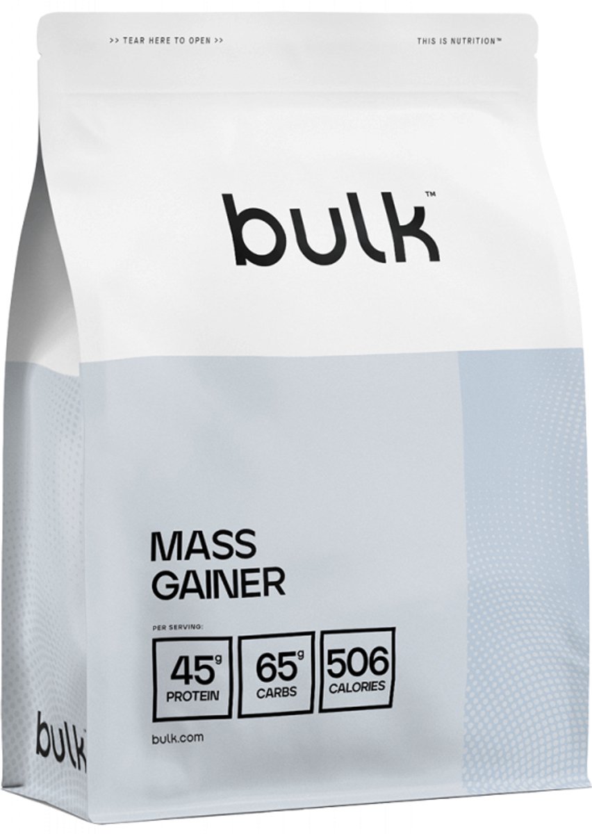 Bulk Mass Gainer (2500g) Strawberry - Gewichtstoename - Zonder Creatine