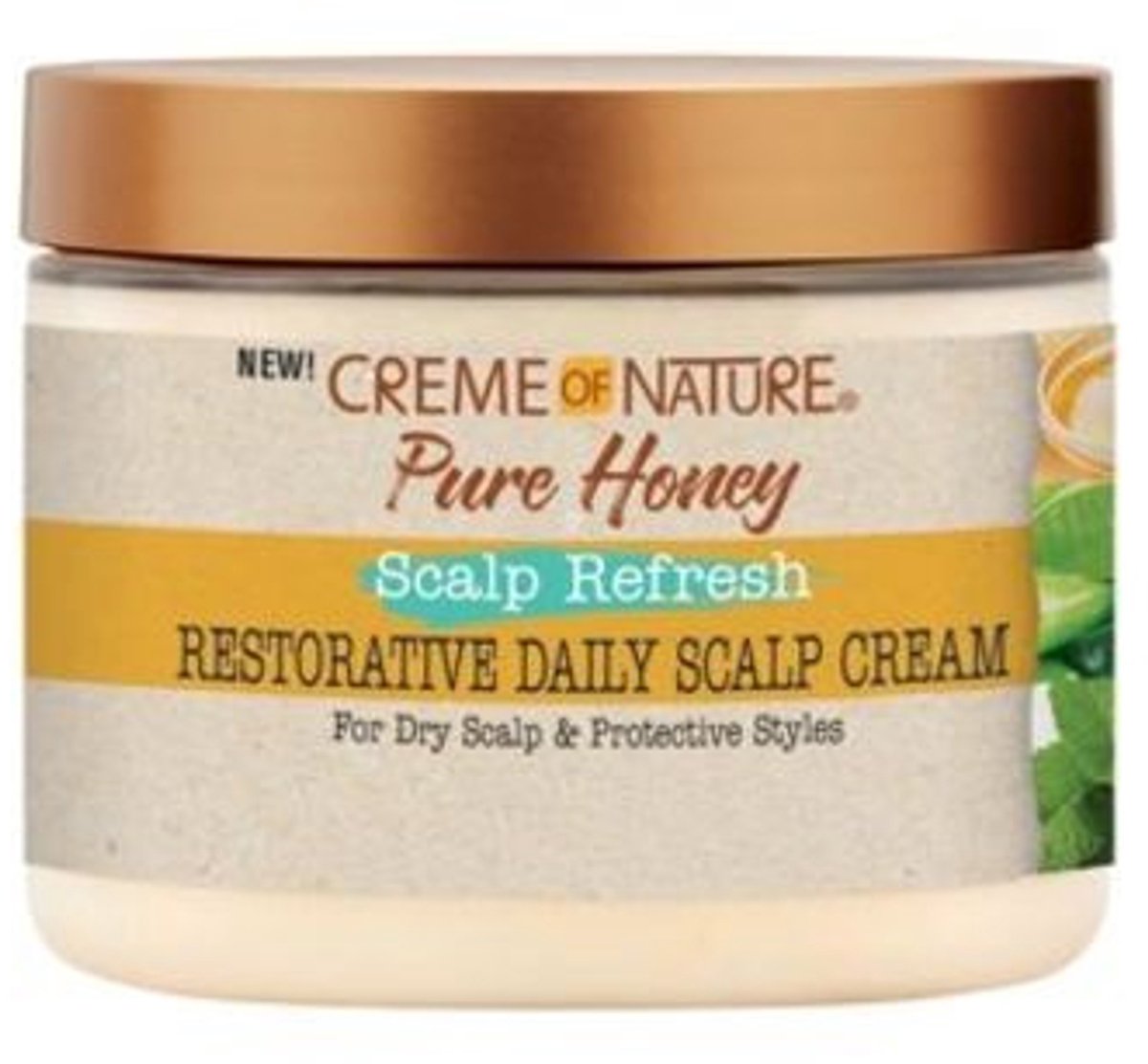 Creme of Nature Pure Honey Scalp Refresh Restorative Daily Scalp Cream 4.7oz