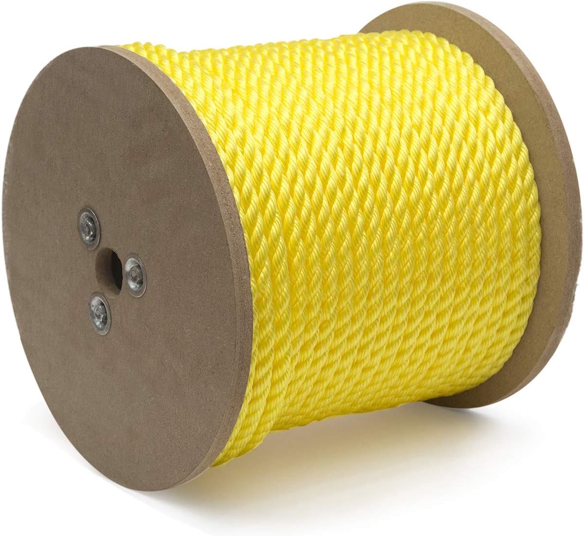 Sterk Geel Polypropyleen Touw 12mm x 91m - Drijvend en Slijtvast - Voor Buiten en Watergebruik