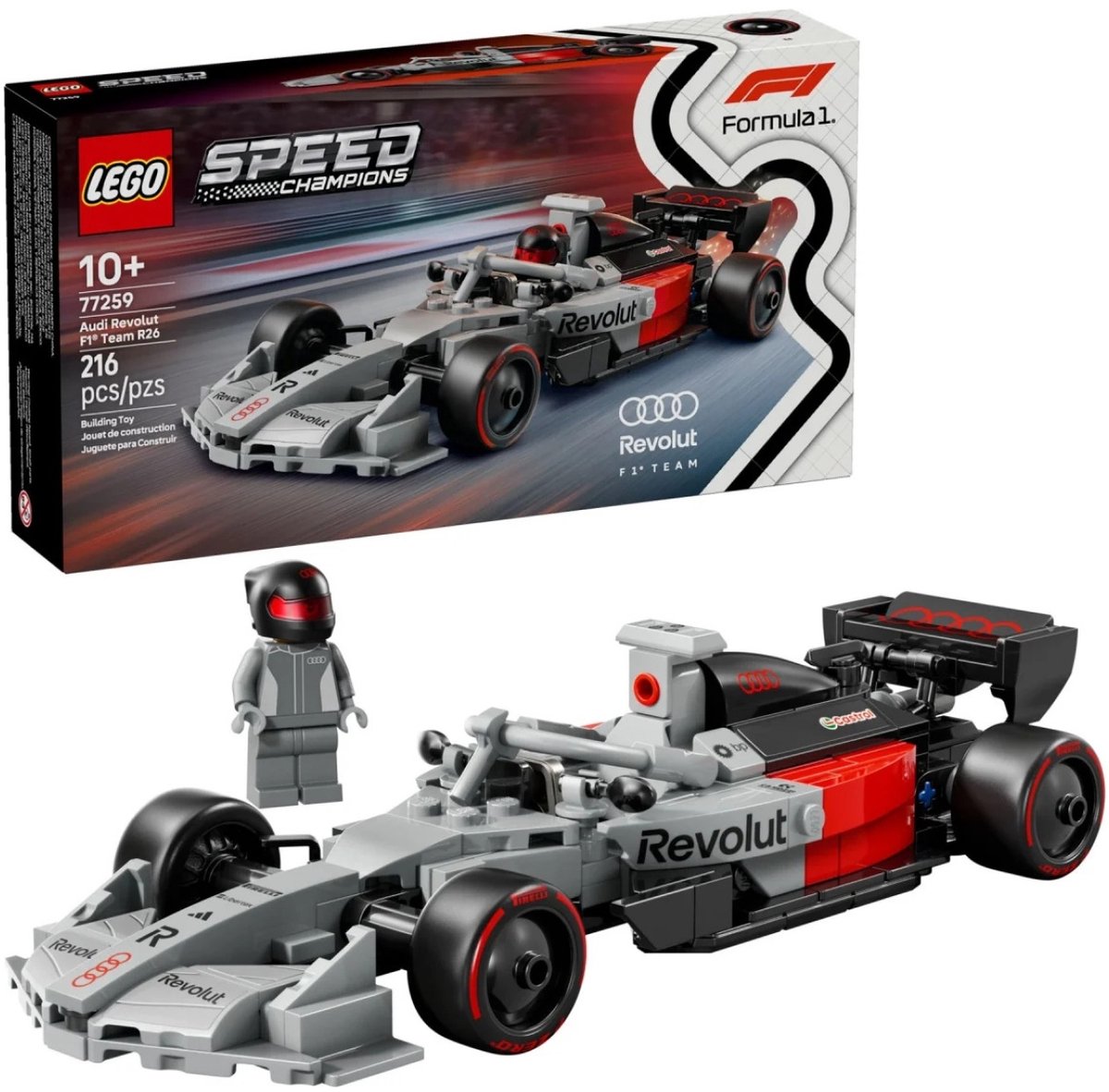 LEGO® Speed Champions Audi Revolut F1® Team R26 Racewagen - 77259 — afbeelding 21