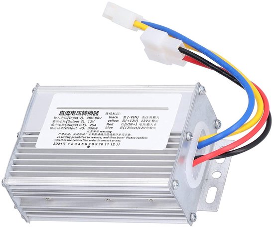 DC 48V‑96V Naar 12V DC Buck Converter Stabiel Waterdicht Step-Down Spanningsregelaars Voeding Transformator 300W 25A DC 48V‑96V Naar 12V DC Buck Converter Stabiel Waterdicht Step-Down Spanningsregelaars Voeding Transformator 300W 25A