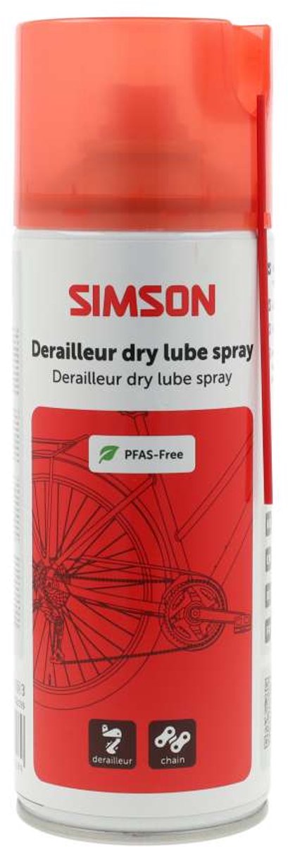 Simson derailleur dry lube spray 400ml