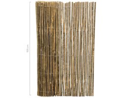 Masters of Bamboo® Bamboemat Gespleten - 500 x 100 cm - Bamboe schutting op rol