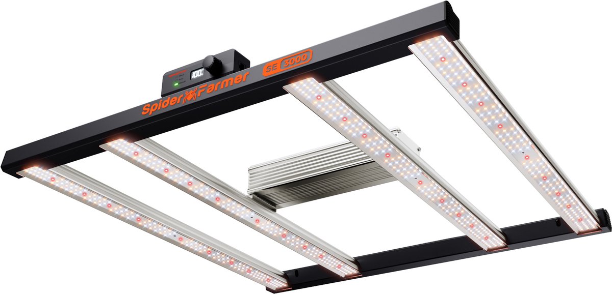Spider Farmer SE3000 EVO - LED Kweeklamp - Groeilamp voor planten - Samsung LM301H - 300 watt