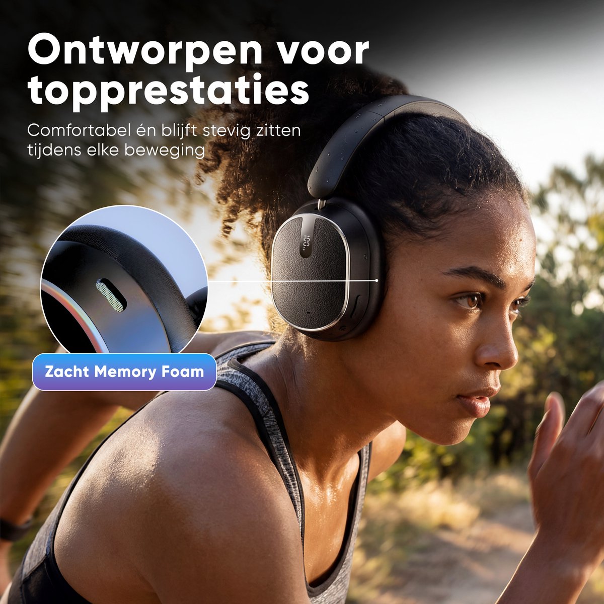 Fitbeats H2 Draadloze Koptelefoon met Noise Cancelling - afbeelding 2