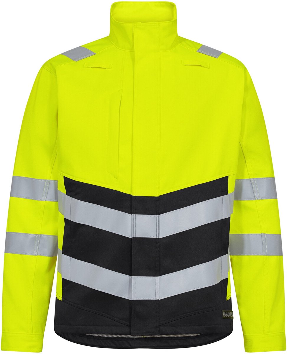 Engel Safety+ werkjack 1321-188 Hi-vis Zwart