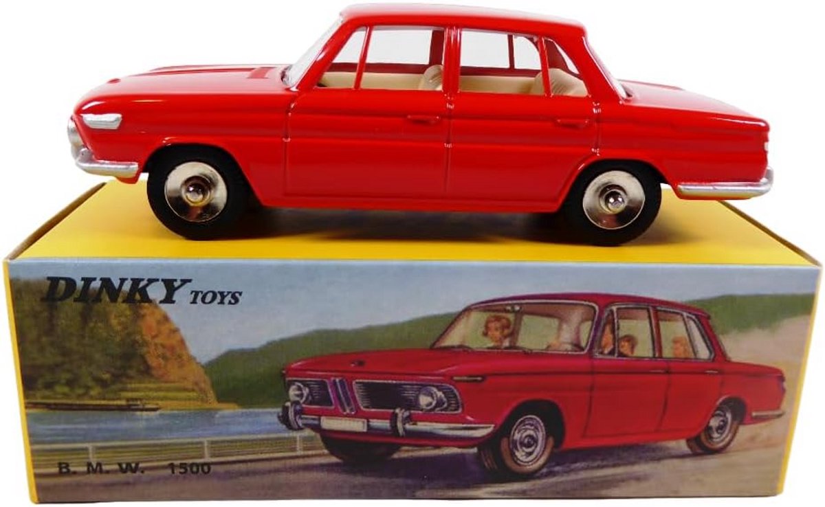 Miniatuur Auto Modelbouw BMW 1500 Rood Schaafmodel