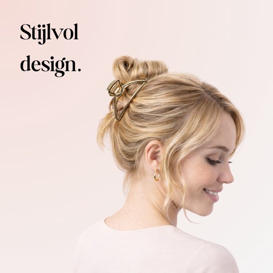 Pince à cheveux Hydure - Or - Design Elegant - Métal - 1 Pièce