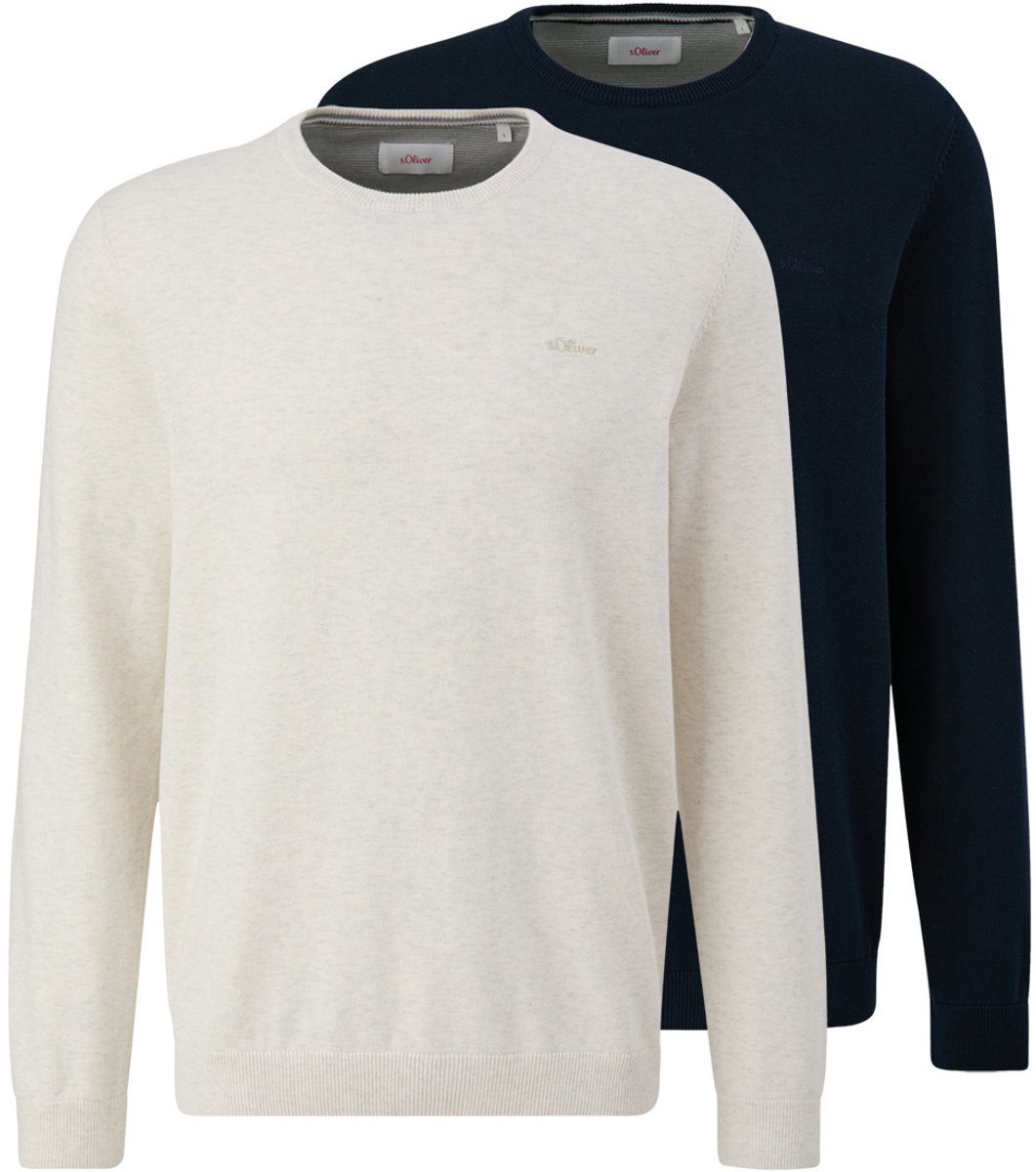 s.Oliver Heren trui 2 pack Basic