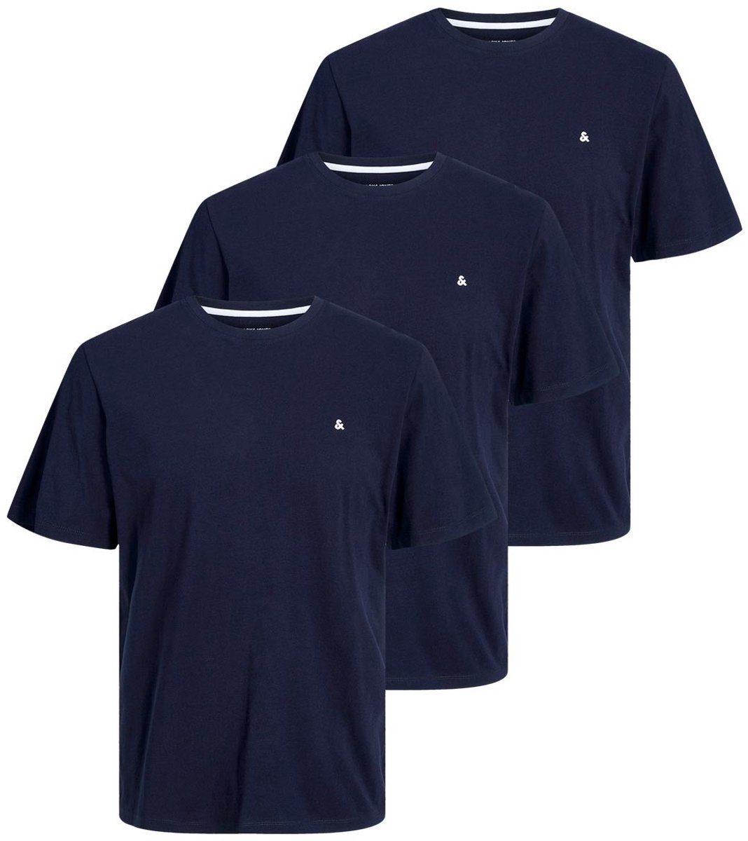 Jack & Jones Heren t-shirt 3 pack Essentials
