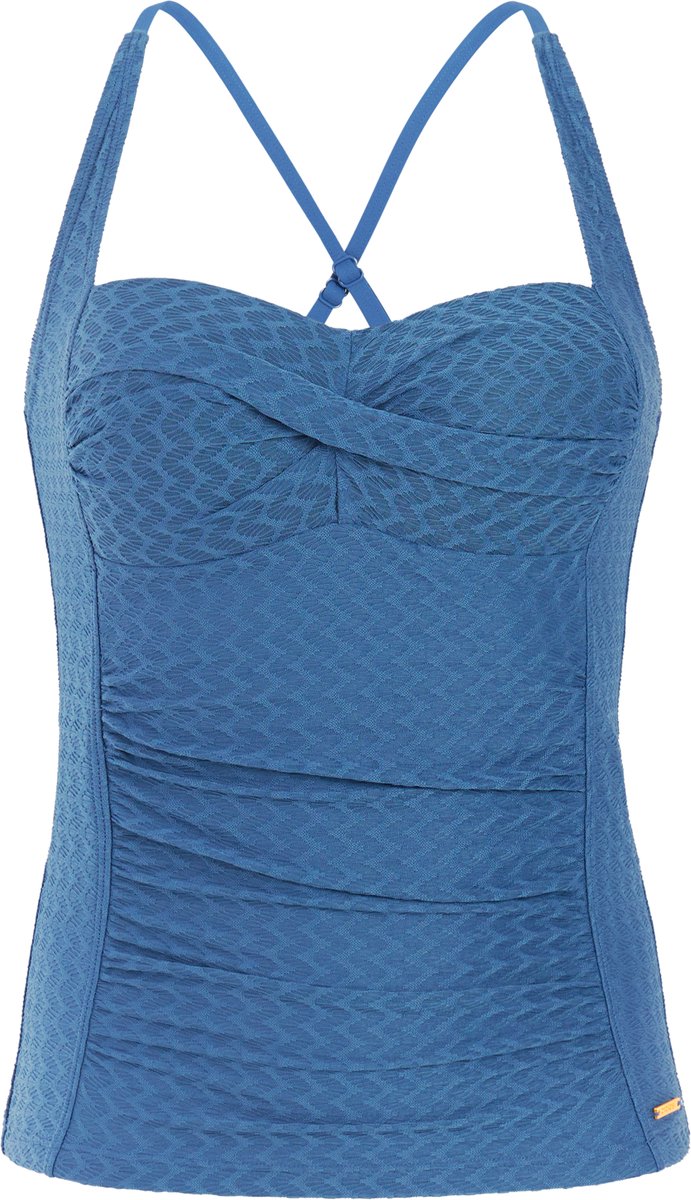 Protest MIXLusci - Tankini top Dames - B&C-cup - Vaste vulling - Normale pasvorm - Blauw