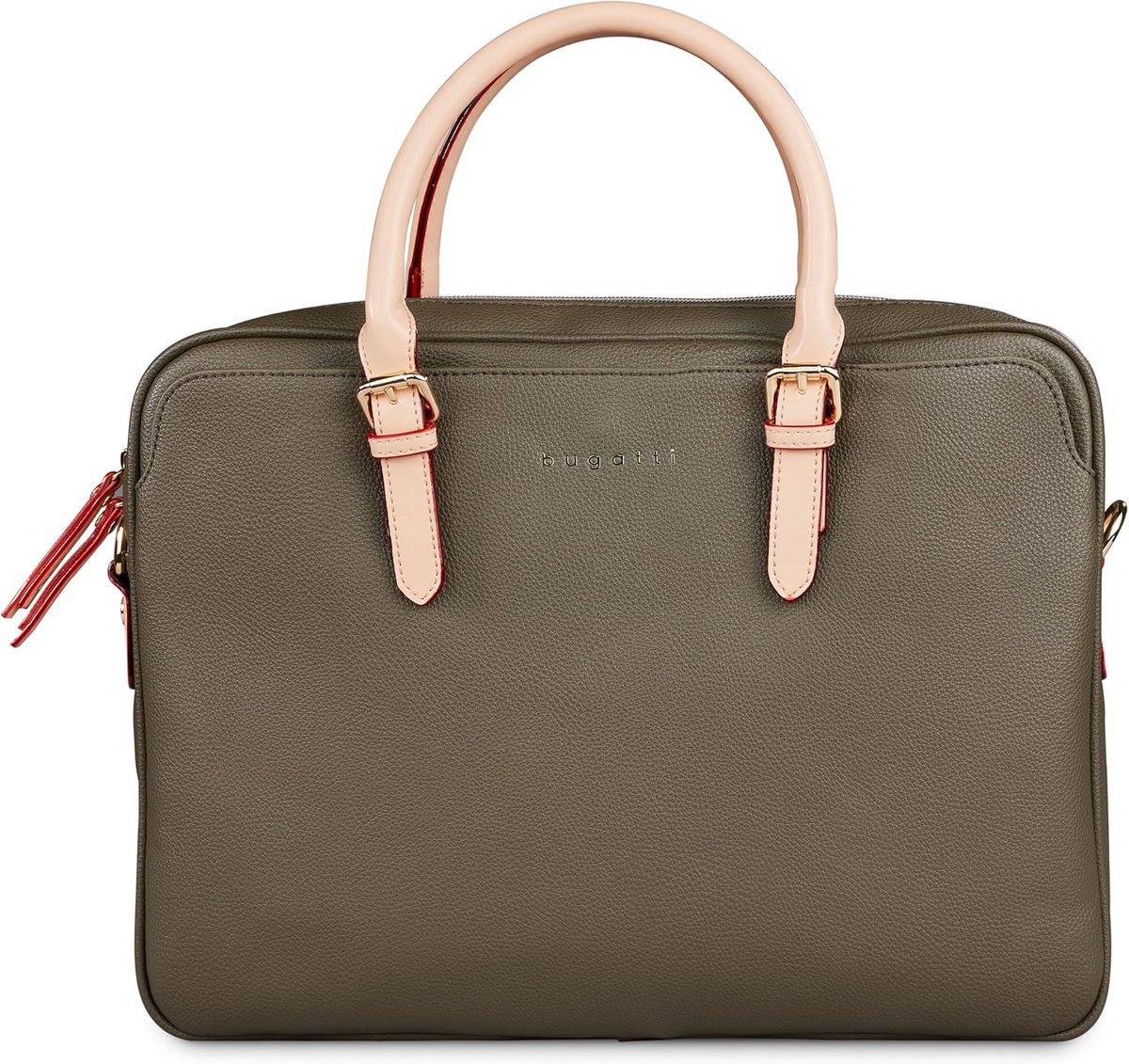 Elegante Laptoptas 15 inch Kunstleer Aktetas voor Dames met Schouderband