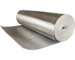 Zelfklevende Aluminium Noppenfolie Isolatie voor Muren en Dak - Warmte- en Geluidsisolerend