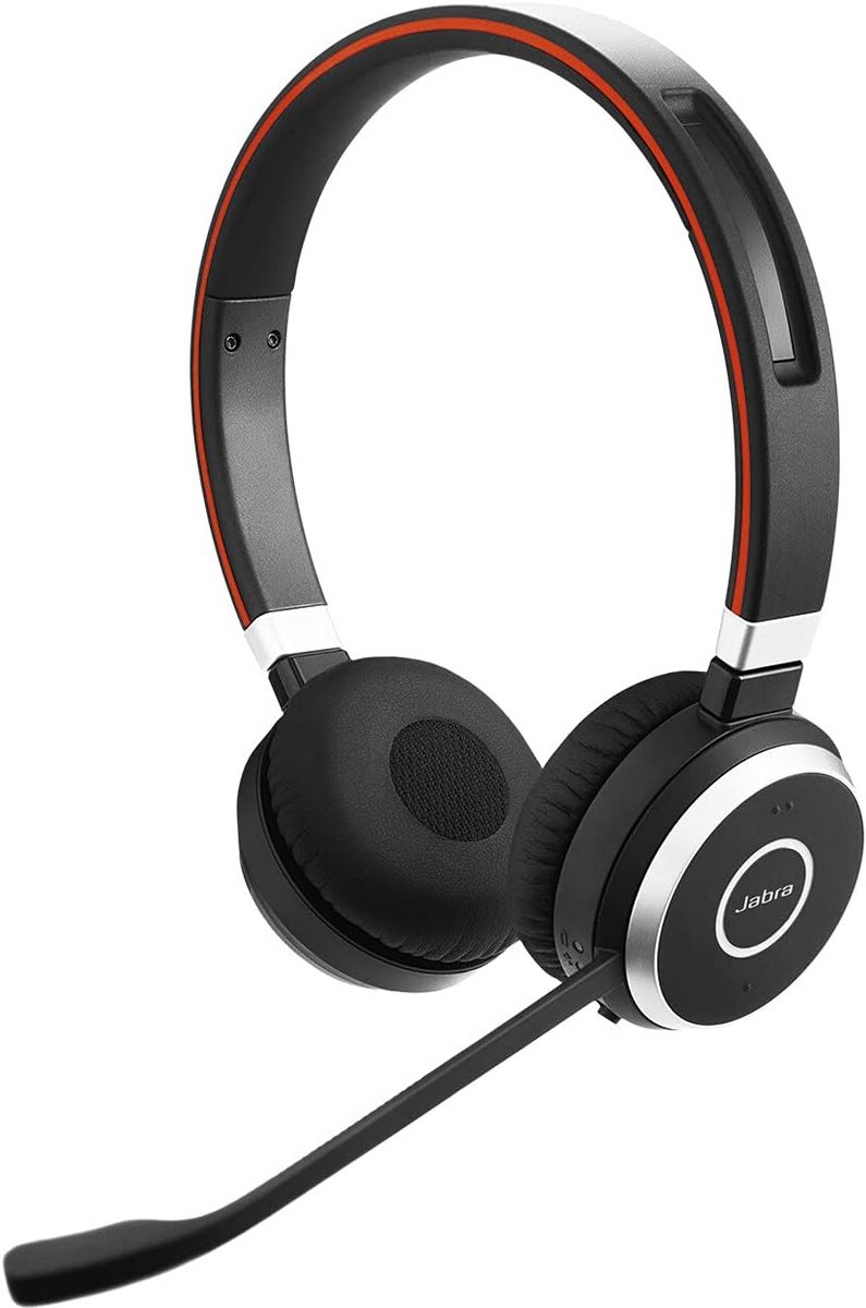 Draadloze Stereo Headset met Microfoon voor Thuiswerken en Kantoor - Bluetooth Bereik 30m