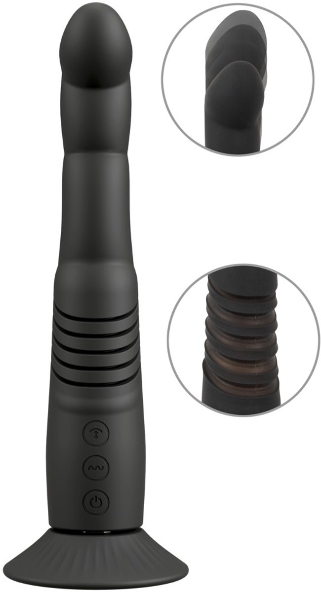 Couples Choice G And P-Spot Thrusting Vibrator Zwart