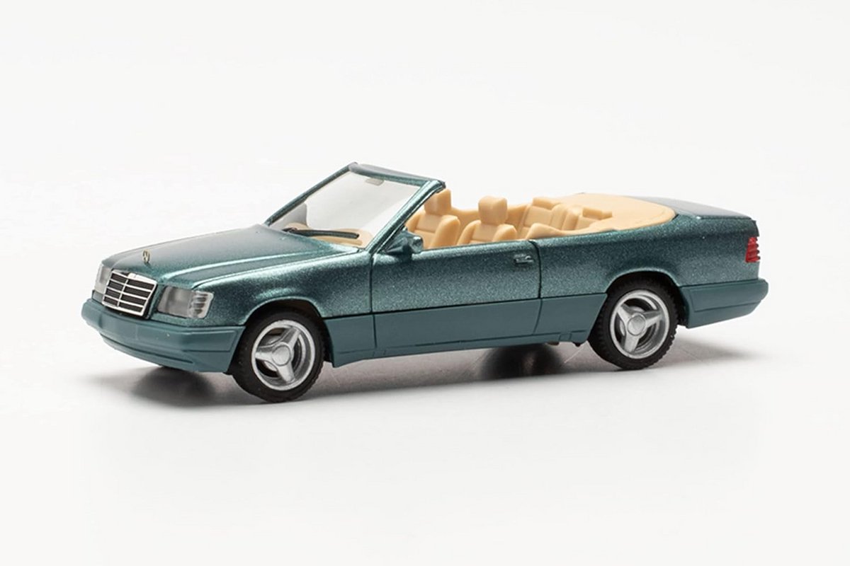 Modelauto Mercedes-Benz 320 CE Cabriolet met Brabus velgen - Schaalgrootte 1:87