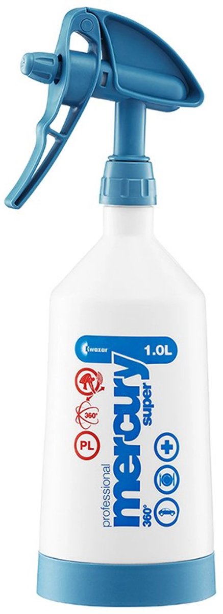 Kwazar Mercury Super 360 Pro+ Blauwe Sprayer - 1 liter