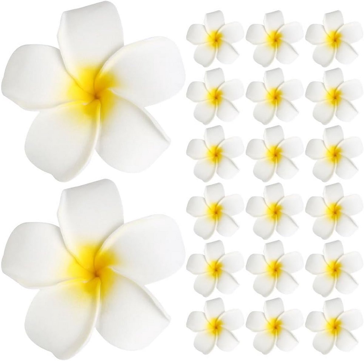 Party Haarspeldjes Bloemen Tropisch Hawaii Stijl 20 Stuks - Bruids- en Strandaccessoire