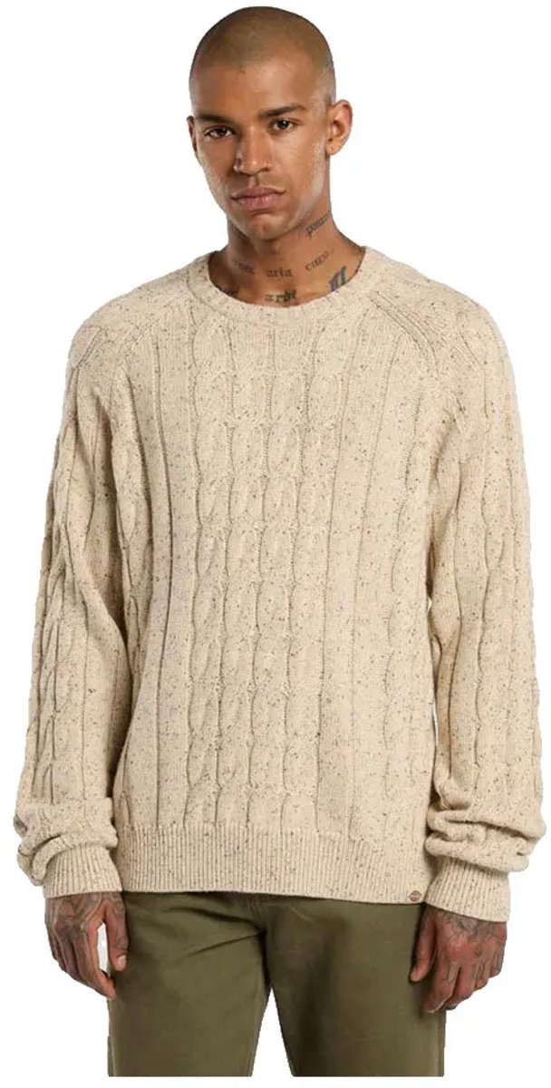 Dickies Vanleer Cable Trui XL Man Wood Ash