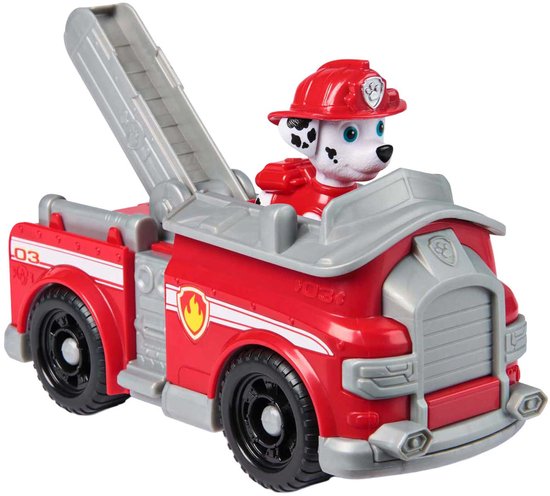PAW Patrol - Marshall's Brandweerwagen - speelgoedauto met speelfiguur