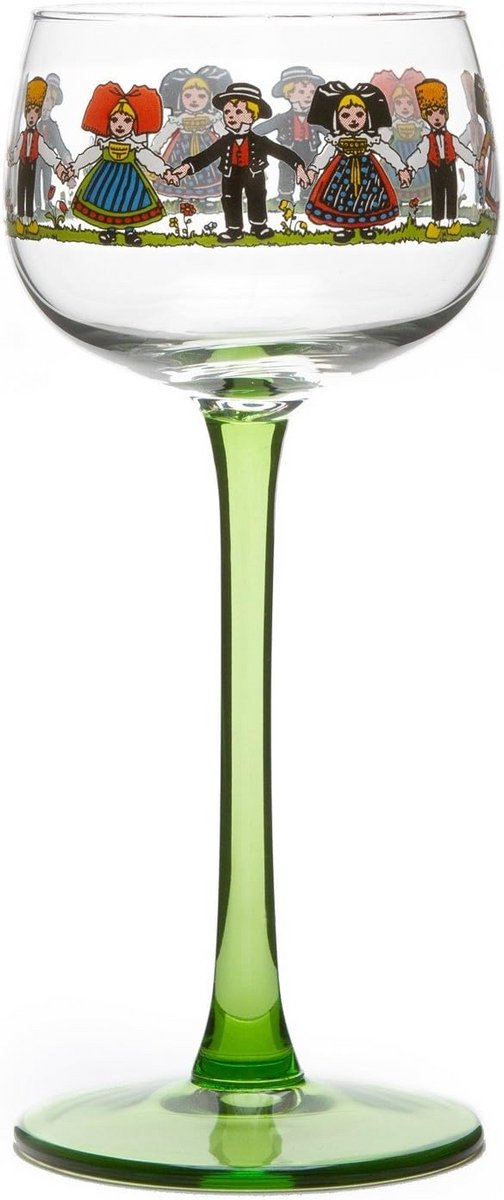 Set van 6 Klassieke Witte Wijnglazen - 15,5 cl - Traditioneel Duits Design