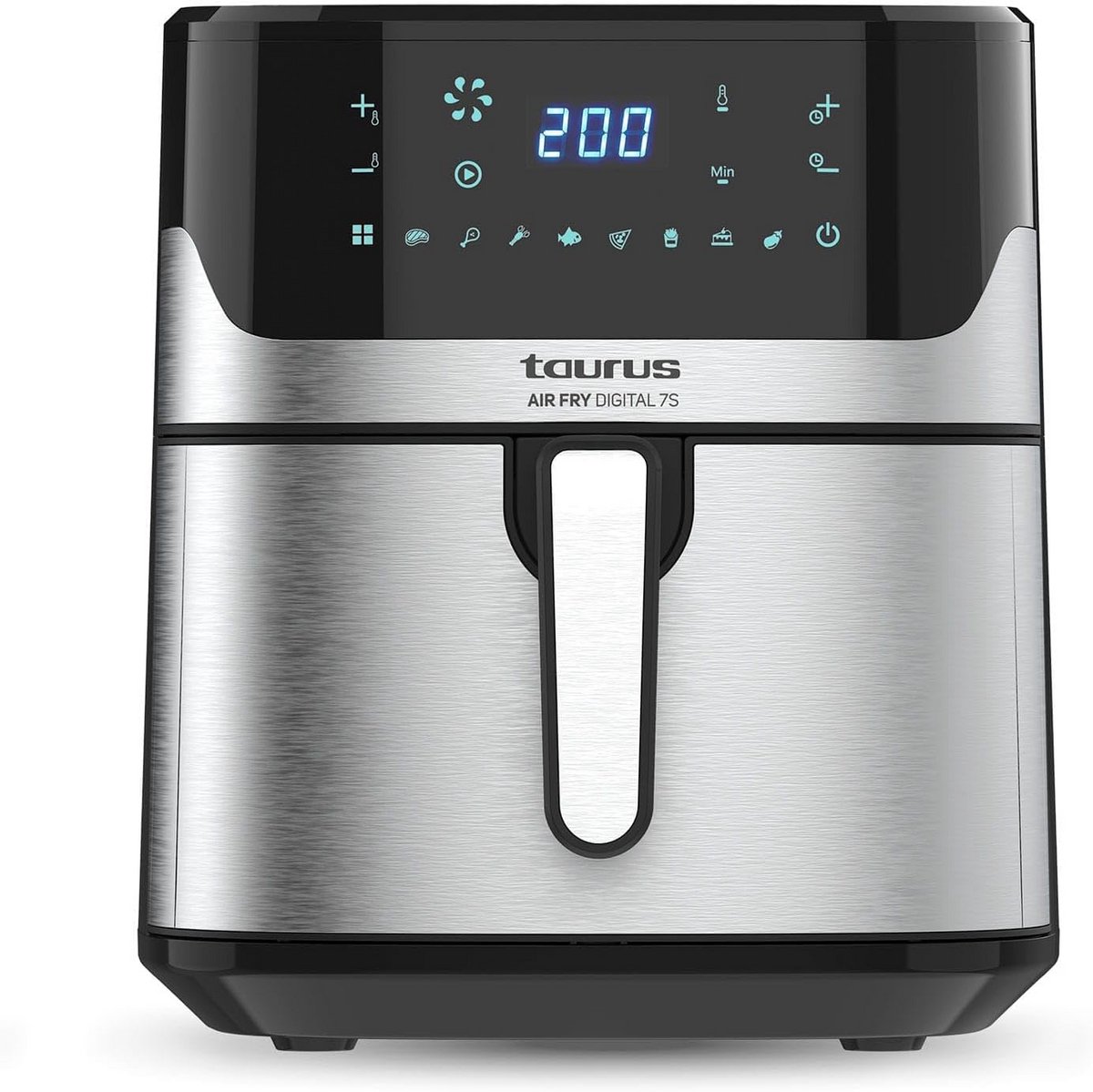 Grote Luchtfriteuse 6.5L met RVS behuizing - 1500W - Gezond Frituren
