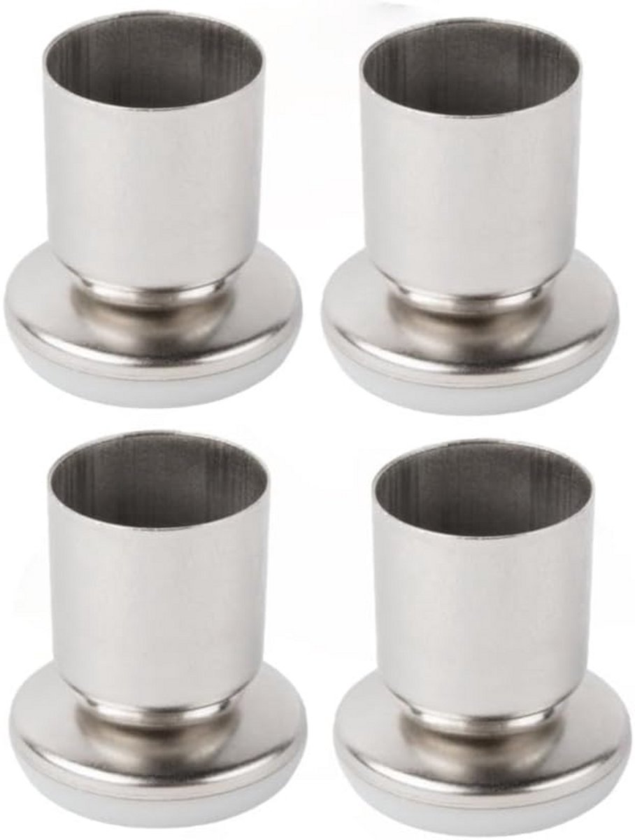 Set van 4 Metalen Barstoel Voetjes Beschermende Doppen voor Hardhouten Vloeren
