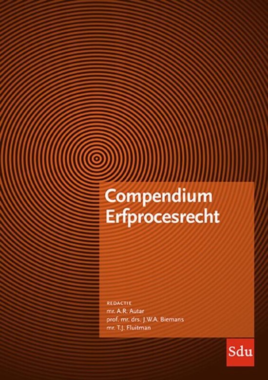 Compendia - Compendium erfprocesrecht - cover