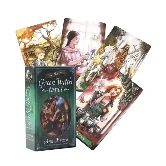 Nature Witch Tarot – 78 Tarotkaarten met Natuurmagie & Rituelen – Intuïtief Deck – Engels