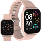 Denver Smartwatch - Android iOS - Notificaties - Sporthorloge - Hartslagmeter - Saturatiemeter - Slaapmonitor - SWC184RO - Roze