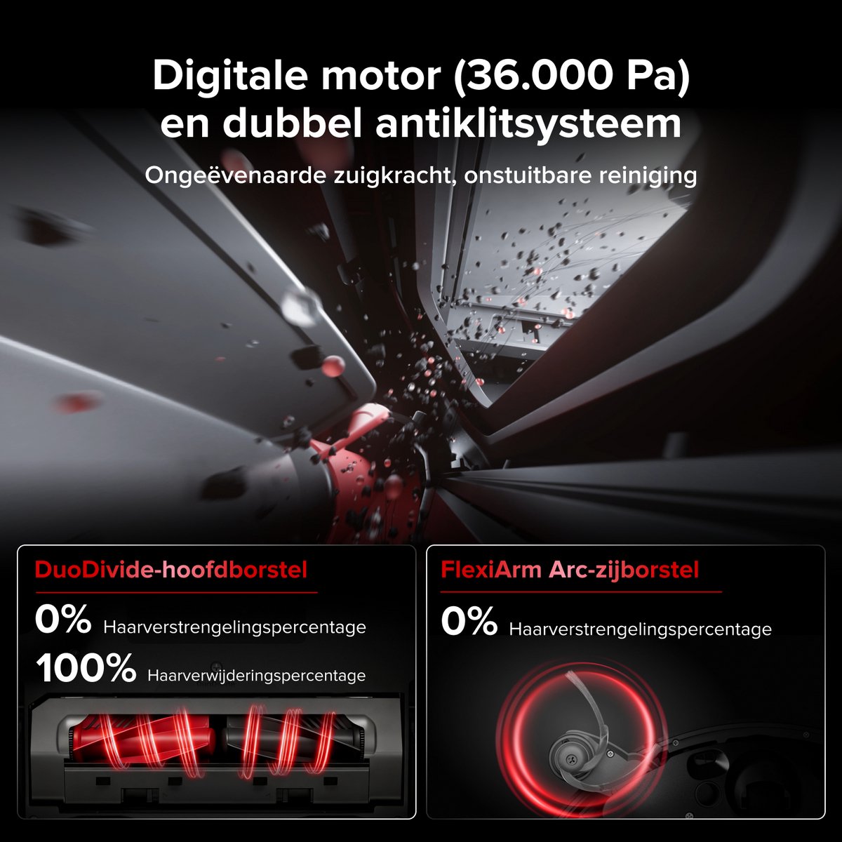Roborock Saros 20 Set–Robotstofzuiger Met Dweilfunctie–Digitale motor 36000Pa–AdaptiLift Chassis 3.0–Autonoom StarSight systeem 2.0–100℃ Warmwatermopwas–Zelfreinigend Station & Anti-Klit Borstels–Slimme spraakassistent-Saros 10R Upgrade — afbeelding 6