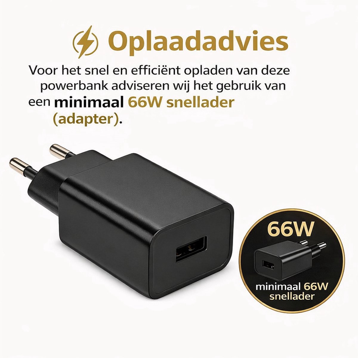 Powerbank 40.000 mAh Snellader met Led Display - afbeelding 3