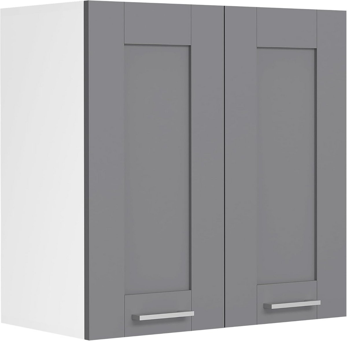 Keukenkast Houten Deur 60 cm Breed Landhuisstijl - Wandkast voor Keukenopslag